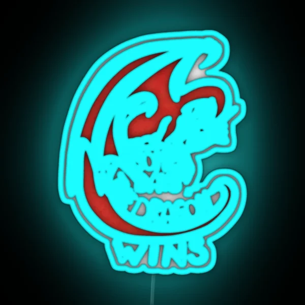 Some Days The Dragon Wins RGB Neon Sign