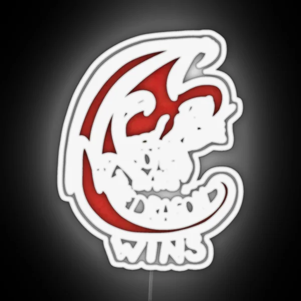 Some Days The Dragon Wins RGB Neon Sign