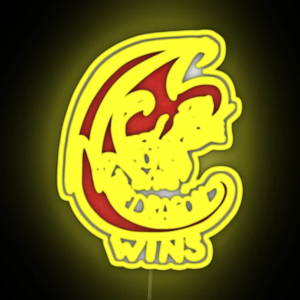 Some Days The Dragon Wins RGB Neon Sign