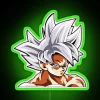 Vibrant Goku Neon Sign with Color-Changing RGB LED Lighting Accents