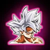 Customizable RGB color changing Dragon Ball Z Goku Neon Sign Canvas
