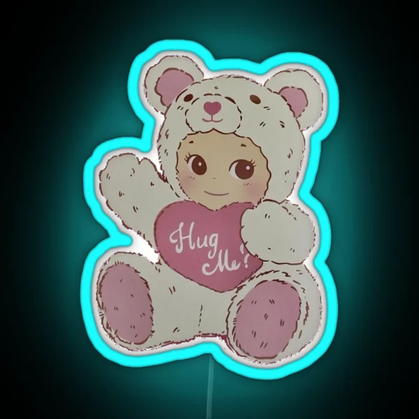 Sonny Angel Bear RGB Neon Sign