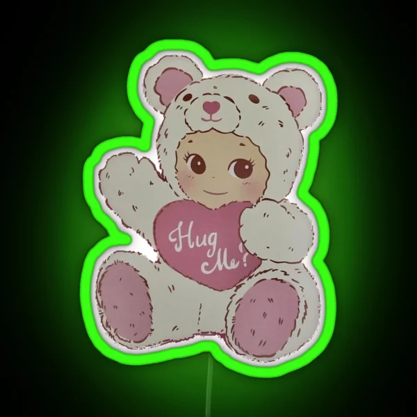 Sonny Angel Bear RGB Neon Sign