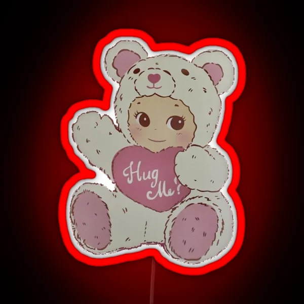 Sonny Angel Bear RGB Neon Sign