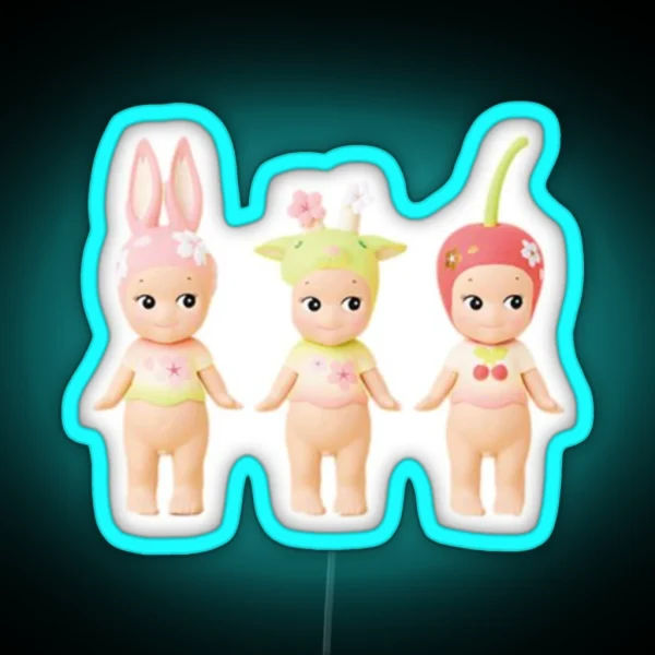 Sonny Angel Cherry Blossom Spring RGB Neon Sign