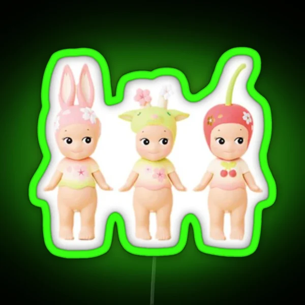 Sonny Angel Cherry Blossom Spring RGB Neon Sign