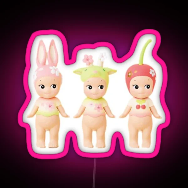 Sonny Angel Cherry Blossom Spring RGB Neon Sign