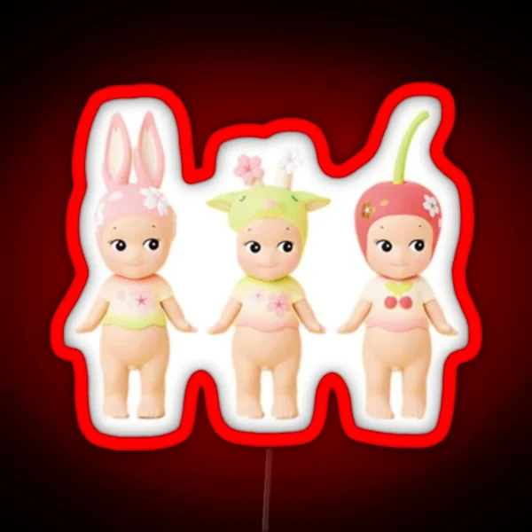 Sonny Angel Cherry Blossom Spring RGB Neon Sign