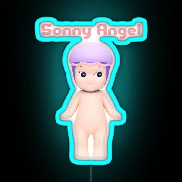 SONNY ANGEL Jellyfish Baby RGB Neon Sign
