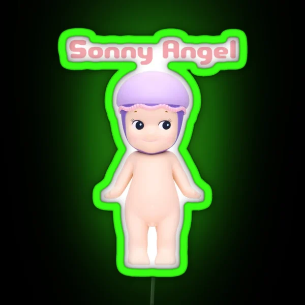 SONNY ANGEL Jellyfish Baby RGB Neon Sign