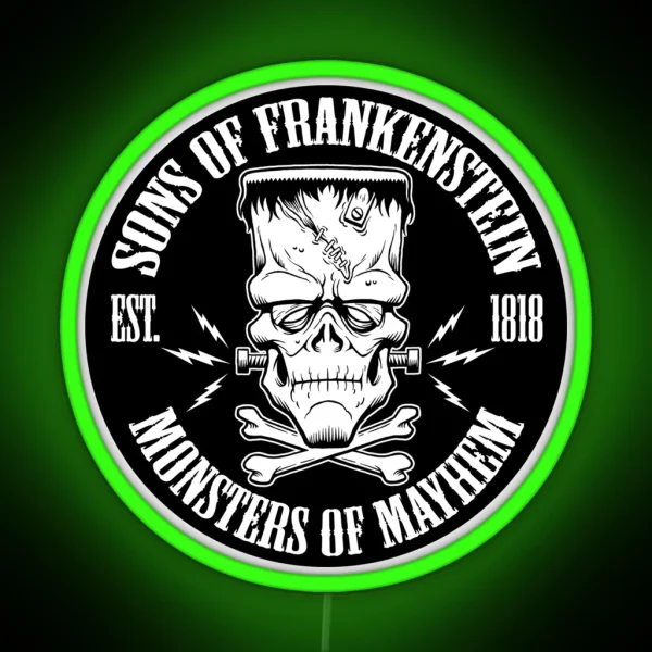 SONS OF FRANKENSTEIN RGB Neon Sign