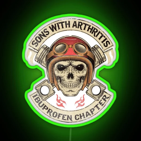 Sons With Arthritis Ibuprofen Chapter RGB Neon Sign
