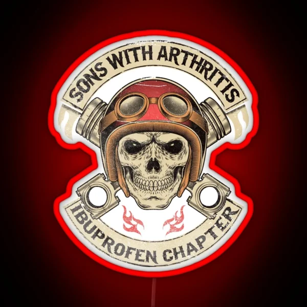 Sons With Arthritis Ibuprofen Chapter RGB Neon Sign