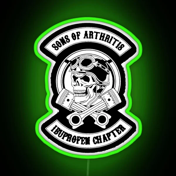 Sons With Arthritis Ibuprofen Chapter RGB Neon Sign