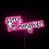 RGB Neon Sign Art Canvas Backlit Display Modern Decorations Space