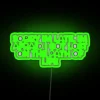 Neon Decor Sign with Funny Quote and Colorful LED Lighting.