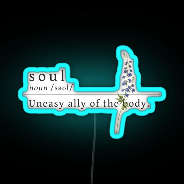Soul Definition RGB Neon Sign