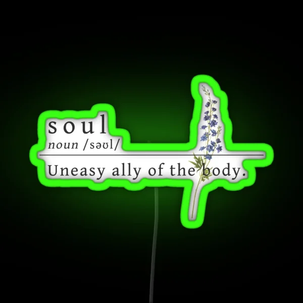 Soul Definition RGB Neon Sign