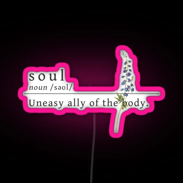 Soul Definition RGB Neon Sign