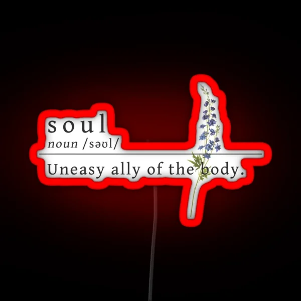 Soul Definition RGB Neon Sign