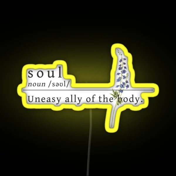 Soul Definition RGB Neon Sign