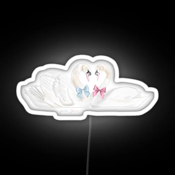 Soulmate Swans RGB Neon Sign