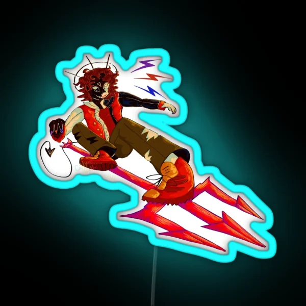 Souls Totally Tubular Trident RGB Neon Sign
