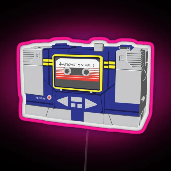 Soundwave S Hooked On A Feeling RGB Neon Sign