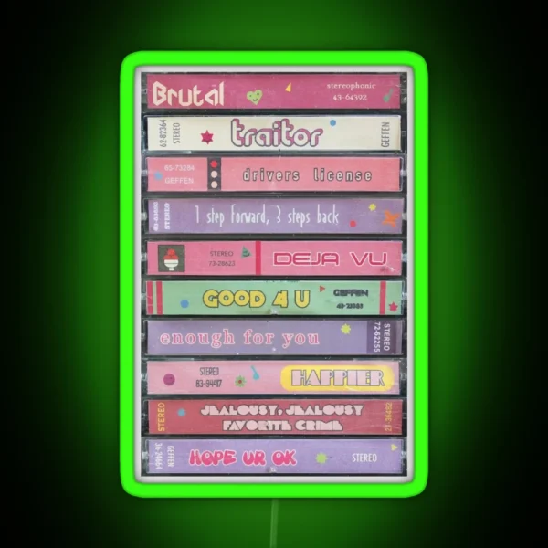 Sour Album RGB Neon Sign