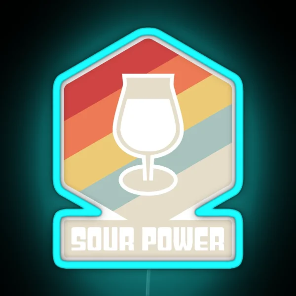 Sour Beer Brewer And Drinker RGB Neon Sign