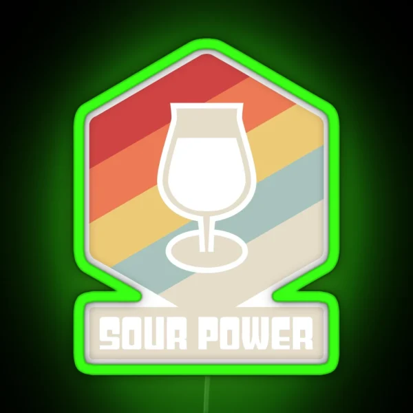 Sour Beer Brewer And Drinker RGB Neon Sign