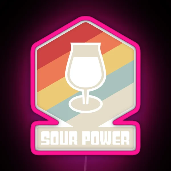 Sour Beer Brewer And Drinker RGB Neon Sign