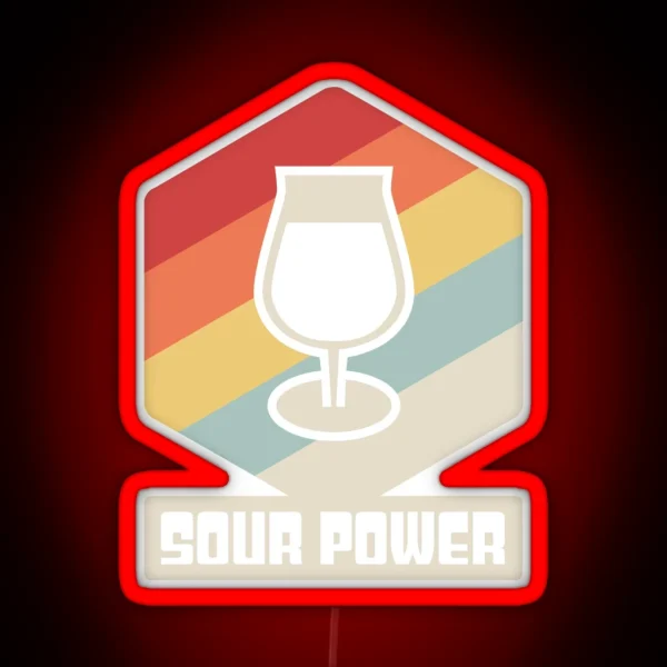 Sour Beer Brewer And Drinker RGB Neon Sign