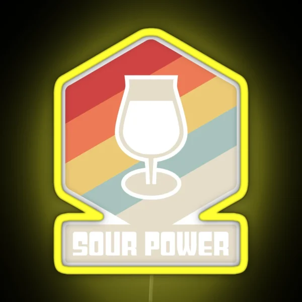 Sour Beer Brewer And Drinker RGB Neon Sign