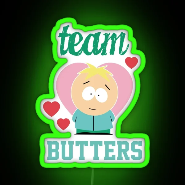 SOUTH PARK TEAM BUTTERS UNISEX PREMIUM RGB Neon Sign