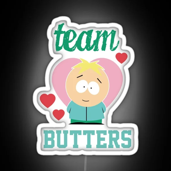 SOUTH PARK TEAM BUTTERS UNISEX PREMIUM RGB Neon Sign