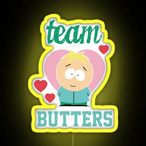 SOUTH PARK TEAM BUTTERS UNISEX PREMIUM RGB Neon Sign