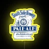 Customizable RGB LED brewery sign for South Side in Janesville Wisconsin
