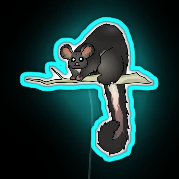 Southern Greater Glider Dark RGB Neon Sign