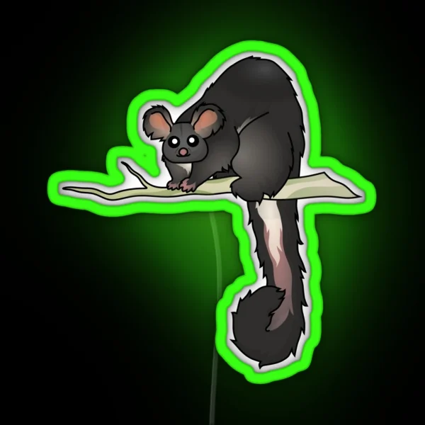 Southern Greater Glider Dark RGB Neon Sign