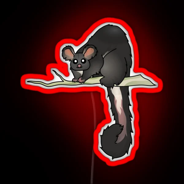 Southern Greater Glider Dark RGB Neon Sign