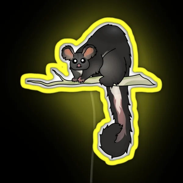 Southern Greater Glider Dark RGB Neon Sign