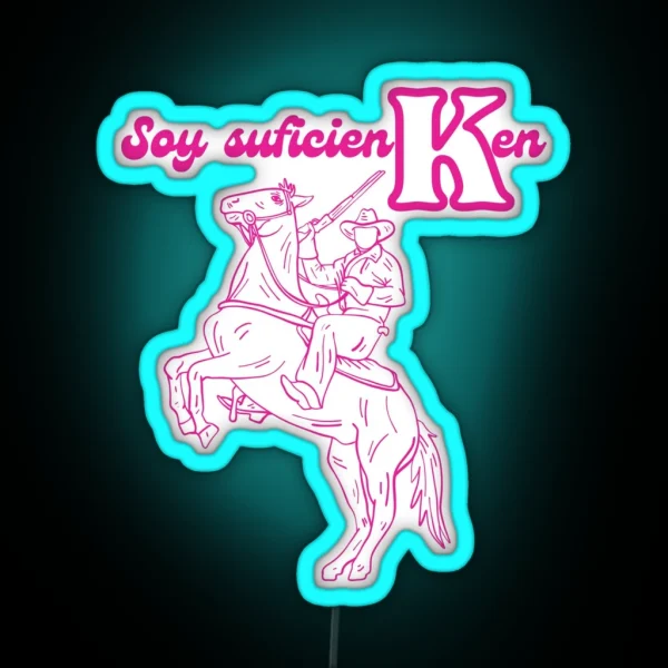Soy Suficienken Design RGB Neon Sign