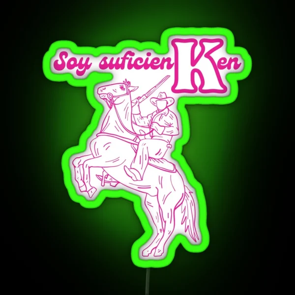 Soy Suficienken Design RGB Neon Sign