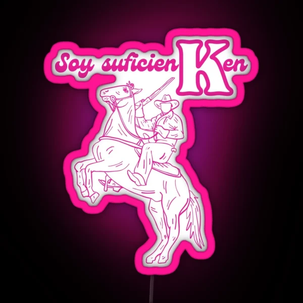 Soy Suficienken Design RGB Neon Sign
