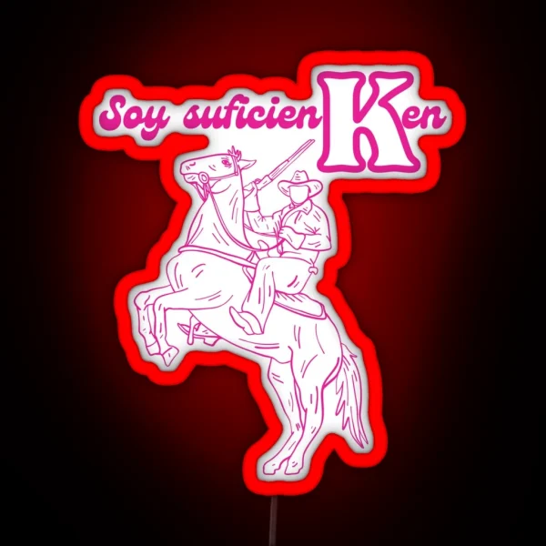 Soy Suficienken Design RGB Neon Sign