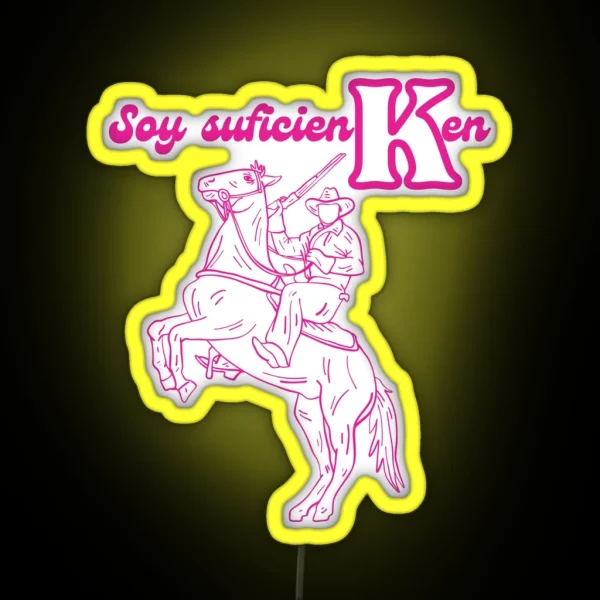Soy Suficienken Design RGB Neon Sign