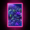 Add a futuristic touch with vibrant, color-changing space bubbles light.