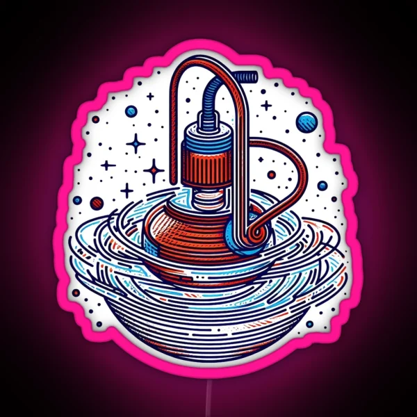 Space Classic Equipment RGB Neon Sign