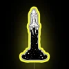 Vibrant Space Shuttle LED Neon Sign in RGB Colorful Illumination